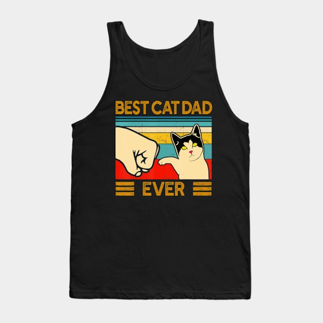 Best Cat Dad Ever Cat Daddy Father Day I7 Tank Top by StuSpenceart